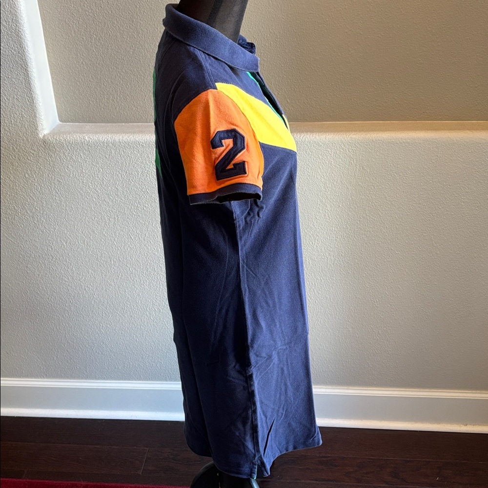 Ralph Lauren sport shirt dress size L
Blue label, short sleeves. Logo crest. - Picture 2 of 5